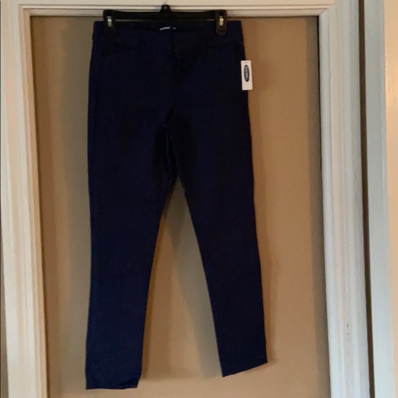 Old Navy Pixie crop blue chino pants size 2 - Picture 3 of 11